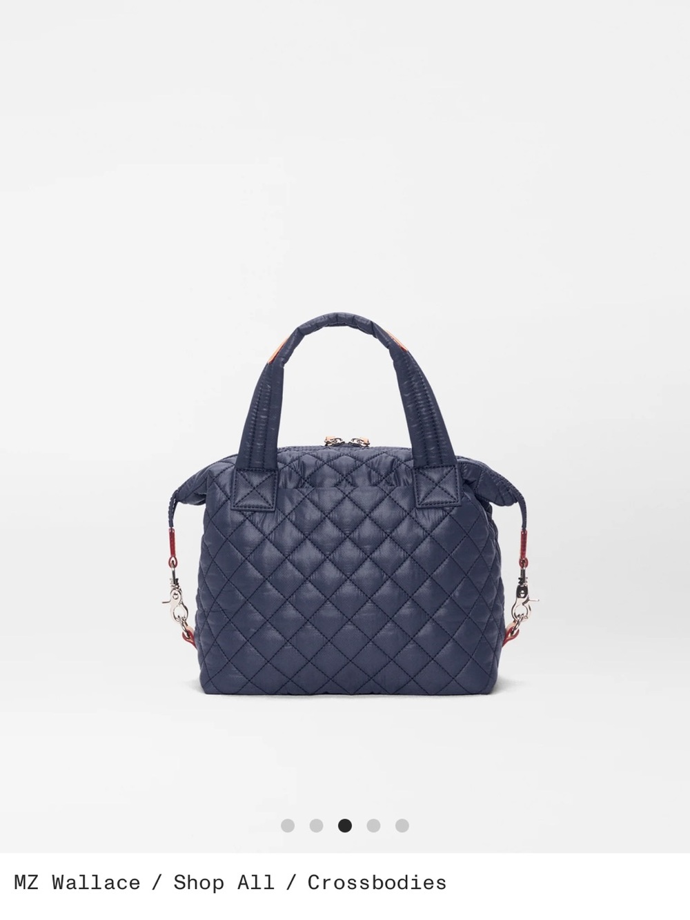 MZ Wallace Navy Small Sutton Deluxe NWOT - Picture 2 of 14